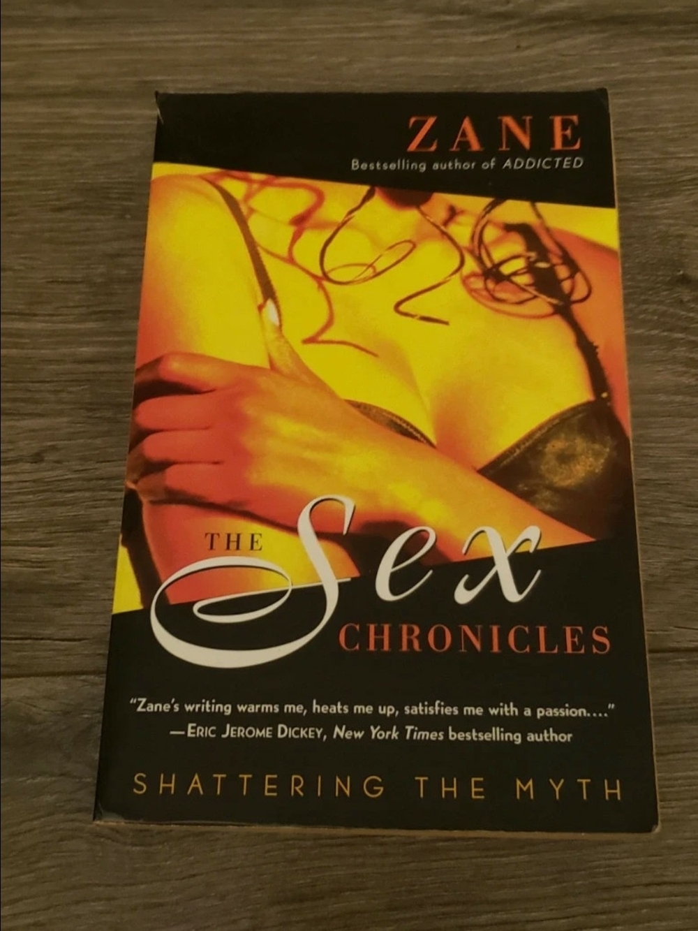 Zane Black & Yellow Paperback Cover